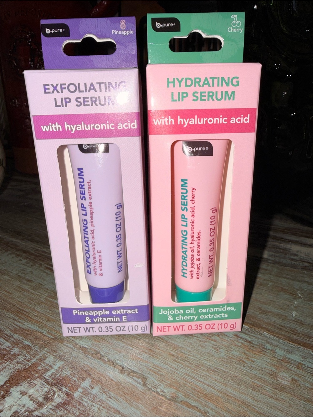 Hydrating lip serum with hyaluronic acid, exfoliating lip serum new